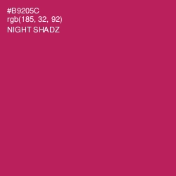 #B9205C - Night Shadz Color Image